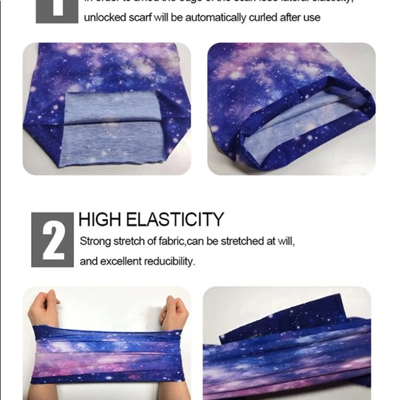 American flag face shield/ tube bandana - Picture 8 of 9